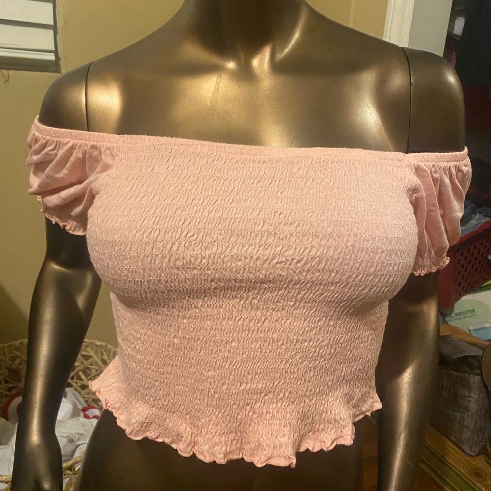 Me to We shirt. From pacsun off the shoulder top